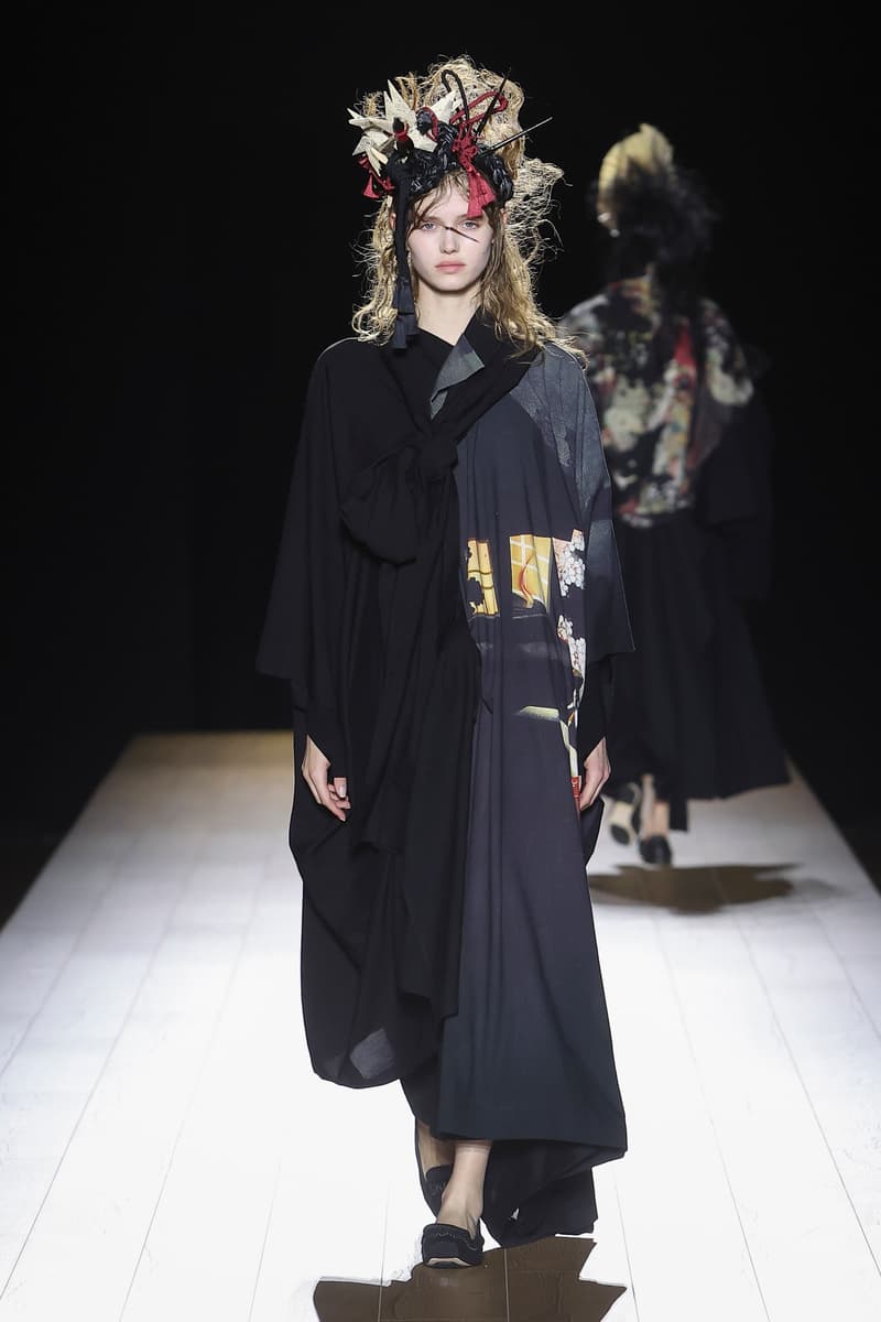 Yohji Yamamoto Fall Winter 2026 Paris Fashion Week womenswear runway