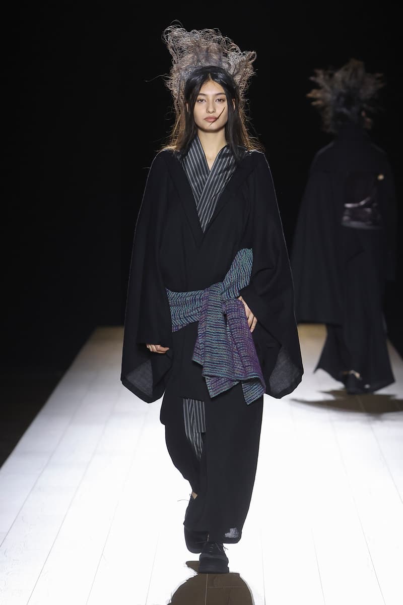 Yohji Yamamoto Fall Winter 2026 Paris Fashion Week womenswear runway
