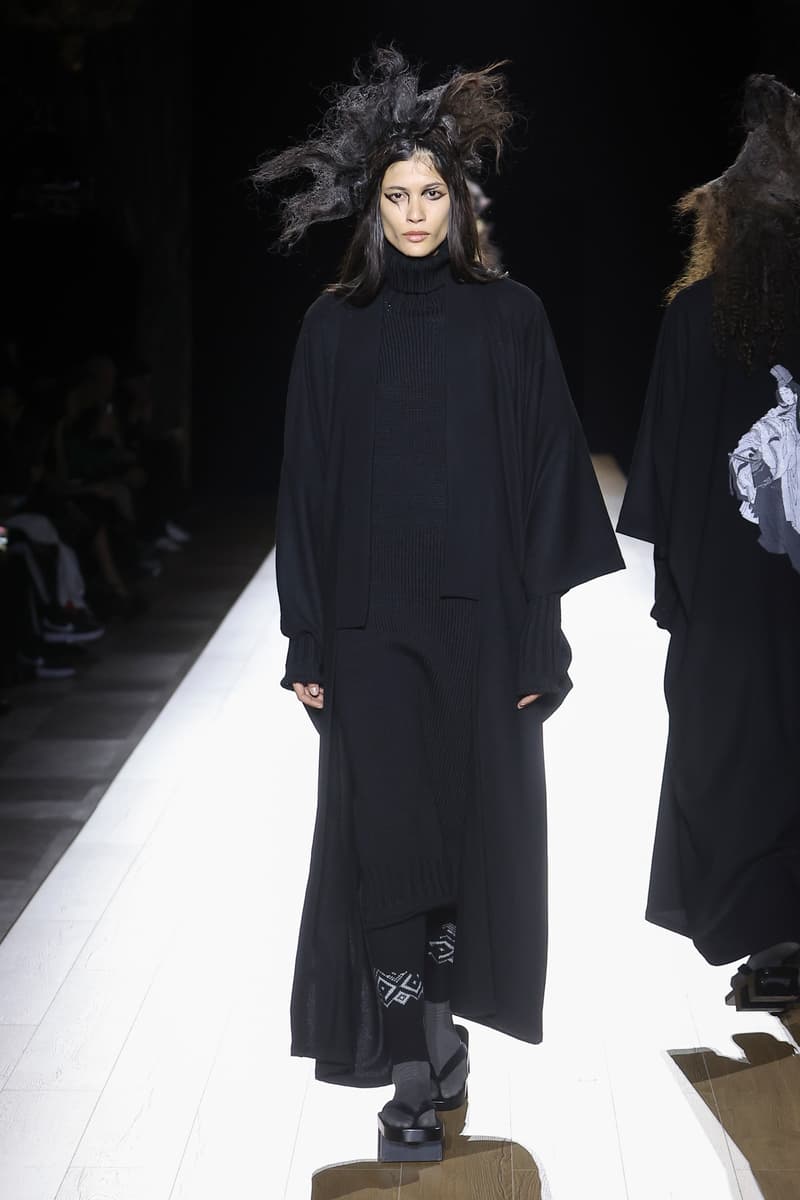 Yohji Yamamoto Fall Winter 2026 Paris Fashion Week womenswear runway