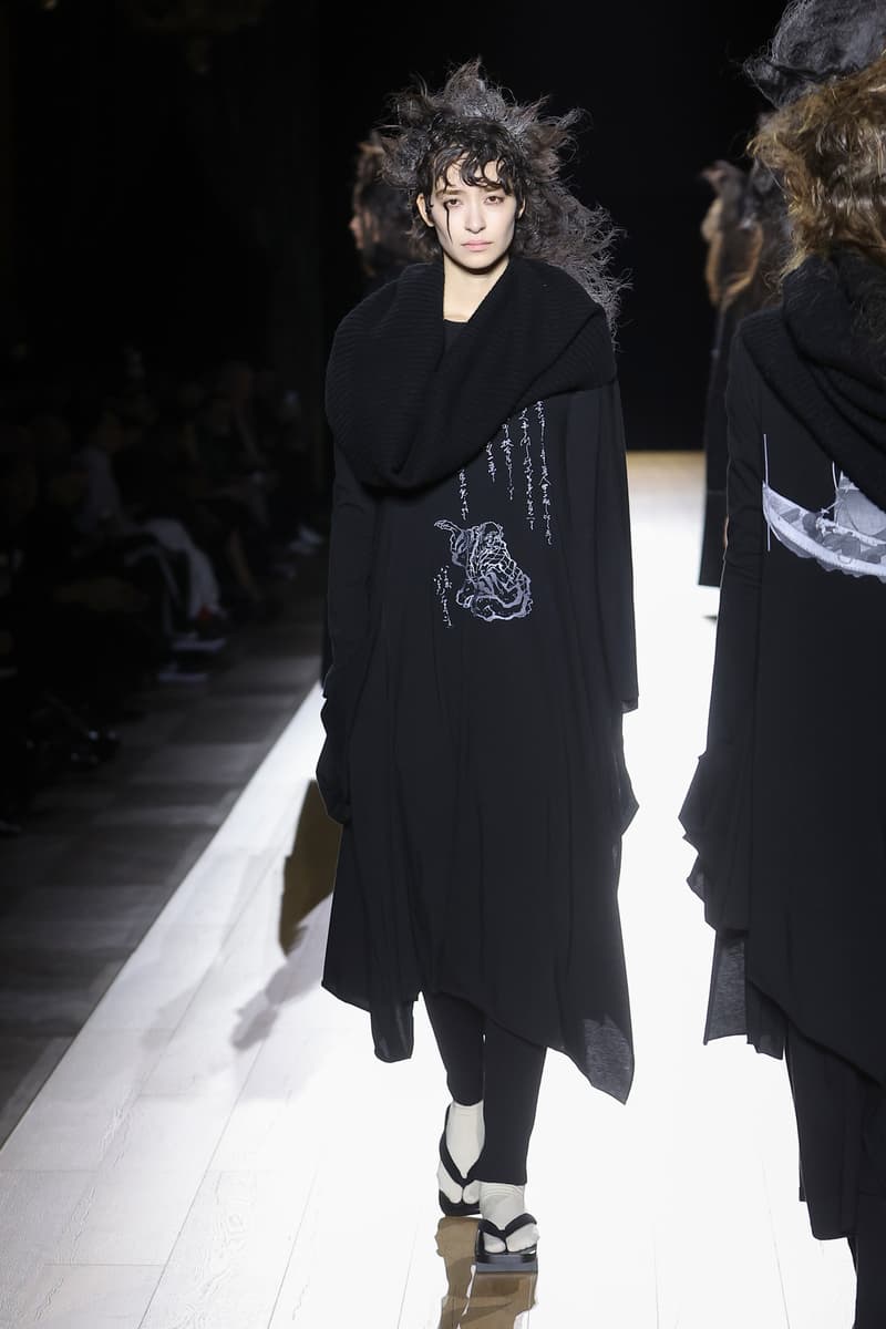 Yohji Yamamoto Fall Winter 2026 Paris Fashion Week womenswear runway