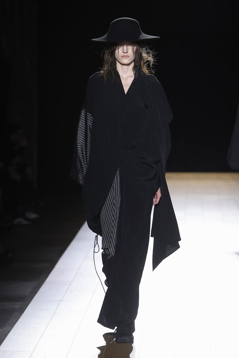 Yohji Yamamoto Fall Winter 2026 Paris Fashion Week womenswear runway