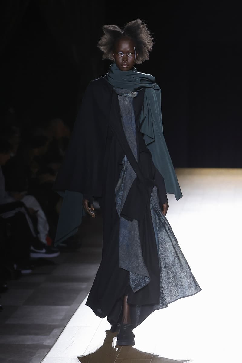 Yohji Yamamoto Fall Winter 2026 Paris Fashion Week womenswear runway