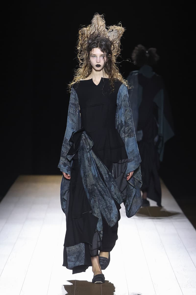 Yohji Yamamoto Fall Winter 2026 Paris Fashion Week womenswear runway
