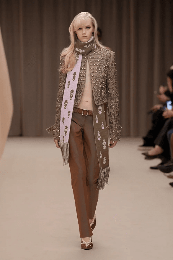 Alexander McQueen Fall Winter 2026 Paris Fashion Week womenswear runway