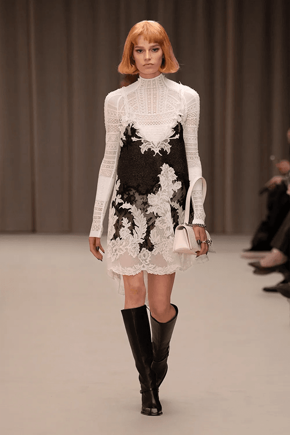 Alexander McQueen Fall Winter 2026 Paris Fashion Week womenswear runway