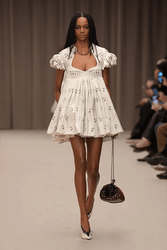 Alexander McQueen Fall Winter 2026 Paris Fashion Week womenswear runway