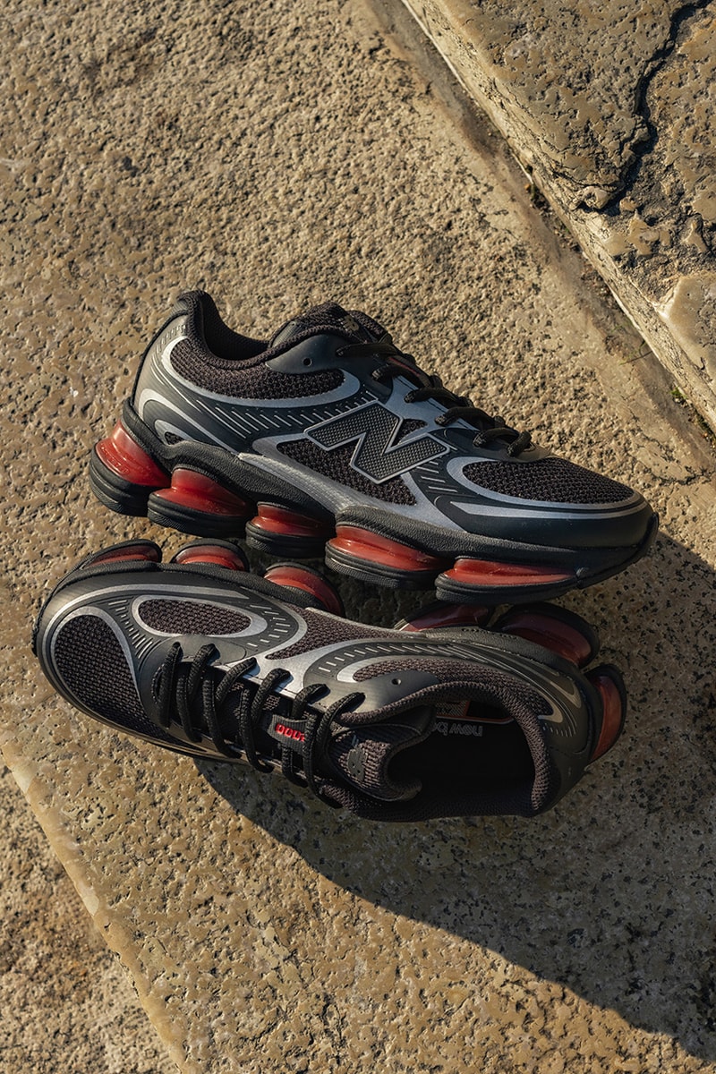 jd new balance abzorb 2000 colorways sneakers exclusive Grey/Blue Black/Red limited edition futuristic pack sbs shock absorbing rubber 
