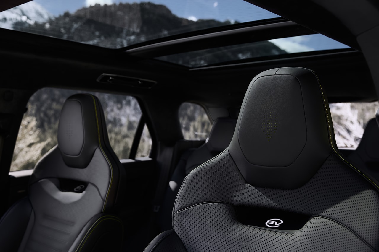 Range Rover Sport SV Winter Dusk Edition First Look Alpine Luxury Purple Blue Matte Yellow Stripe Park City Utah
