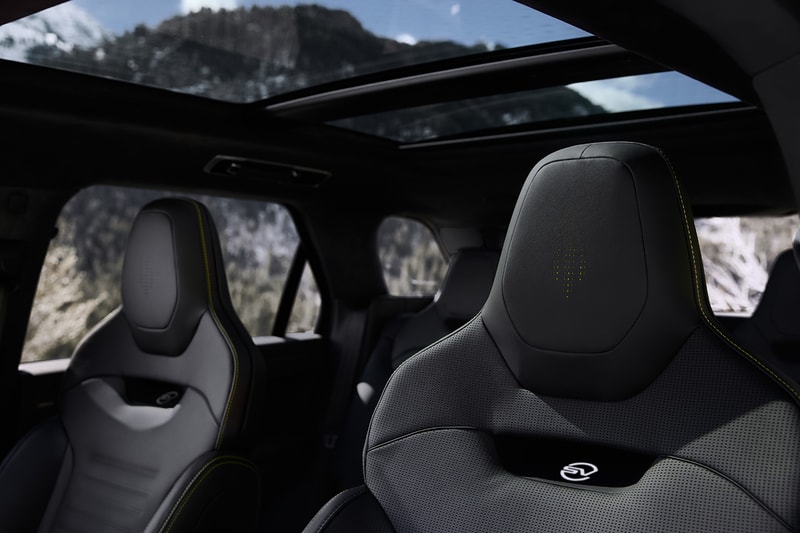 Range Rover Sport SV Winter Dusk Edition First Look Alpine Luxury Purple Blue Matte Yellow Stripe Park City Utah