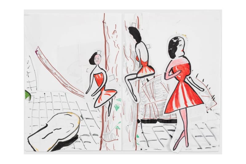 Rose Wylie 'The Picture Comes First' Royal Academy London Exhibition Art Artworks David Zwirner