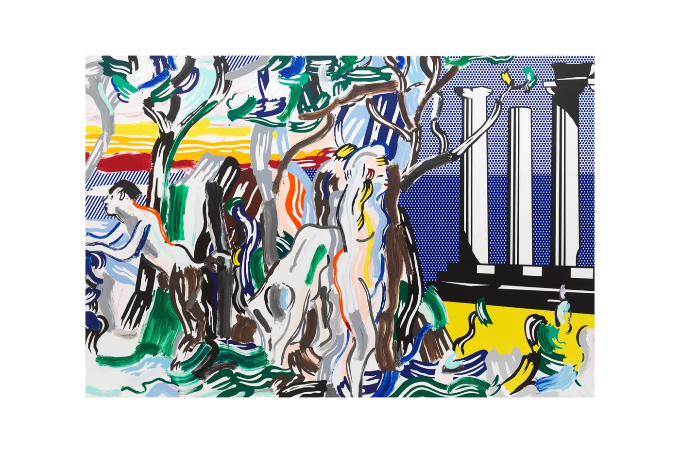 Roy Lichtenstein 'Scattered Brushstrokes' Gagosian New York Art Artworks