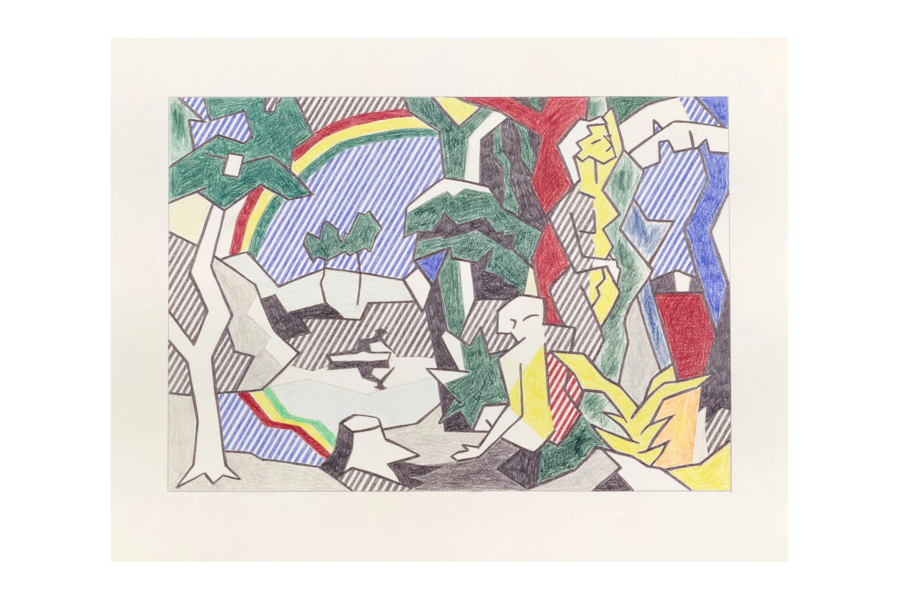 Roy Lichtenstein 'Scattered Brushstrokes' Gagosian New York Art Artworks