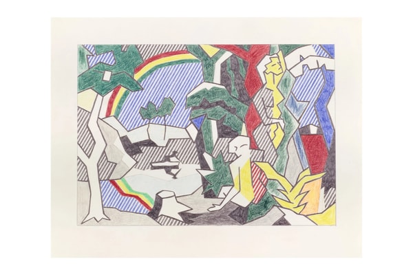 Roy Lichtenstein 'Scattered Brushstrokes' Gagosian New York Art Artworks