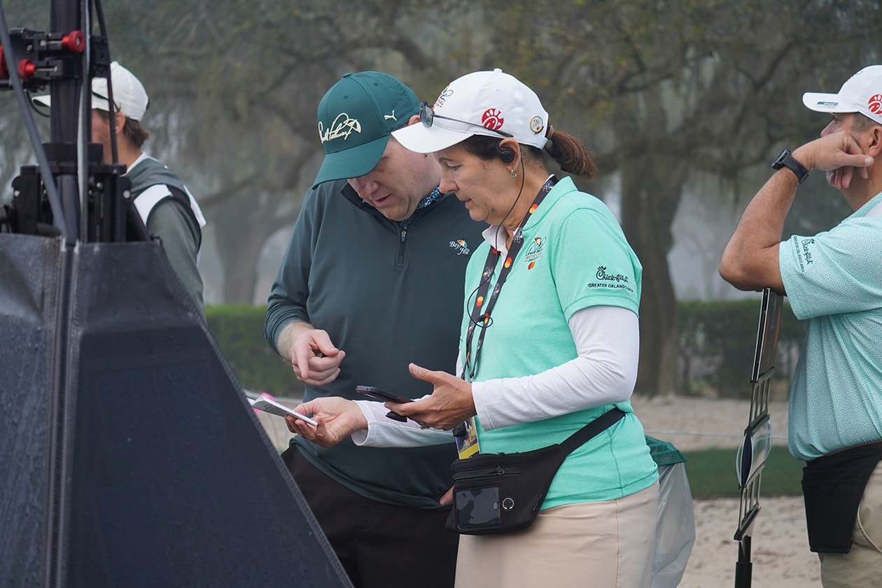 Arnold Palmer es un profesional de defensa detrás de escena