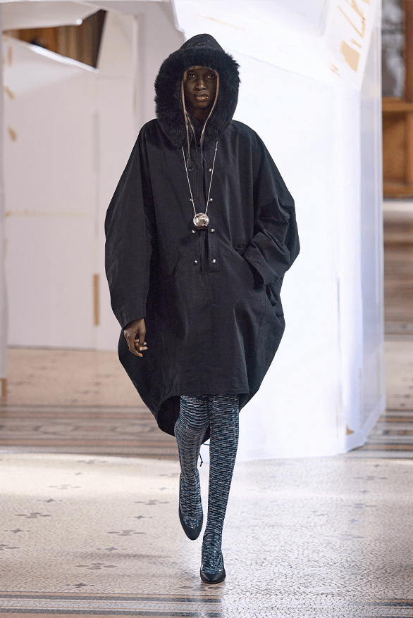 Kiko Kostadinov Fall Winter 2026 Paris Fashion Week womenswear Laura Deanna Fanning runway