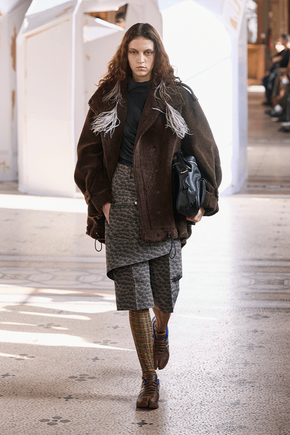 Kiko Kostadinov Fall Winter 2026 Paris Fashion Week womenswear Laura Deanna Fanning runway