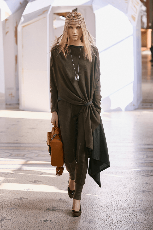 Kiko Kostadinov Fall Winter 2026 Paris Fashion Week womenswear Laura Deanna Fanning runway