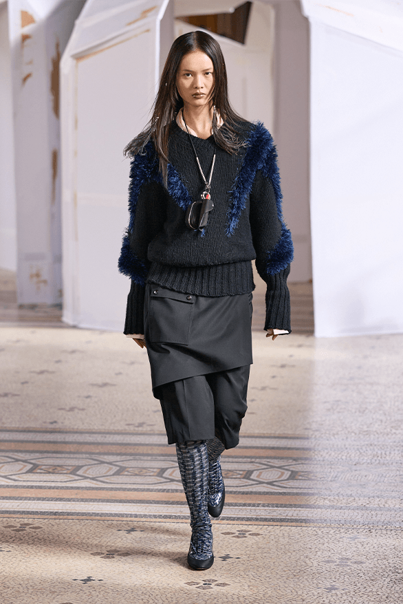 Kiko Kostadinov Fall Winter 2026 Paris Fashion Week womenswear Laura Deanna Fanning runway