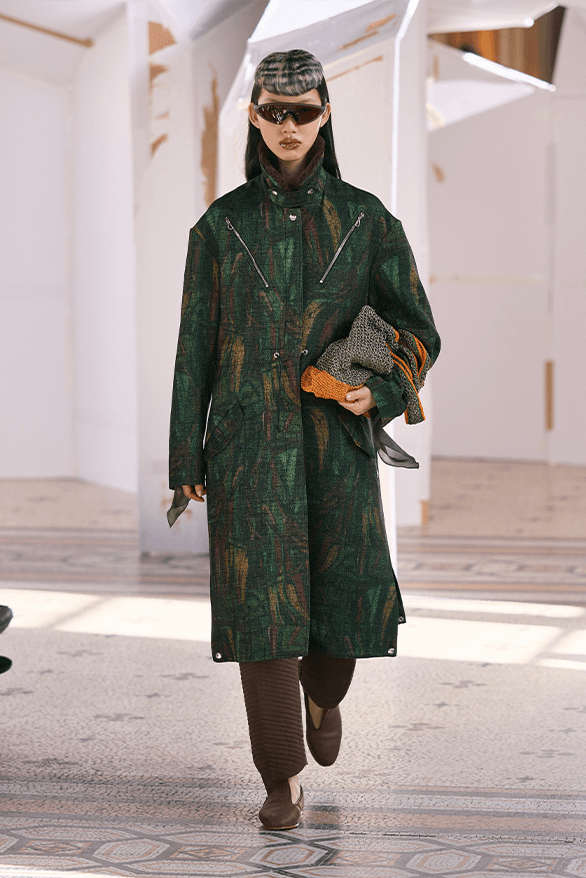 Kiko Kostadinov Fall Winter 2026 Paris Fashion Week womenswear Laura Deanna Fanning runway