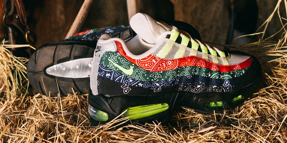 Sneaker Politics to Debut the Nike Air Max 95 OG "Bandana" During SXSW
