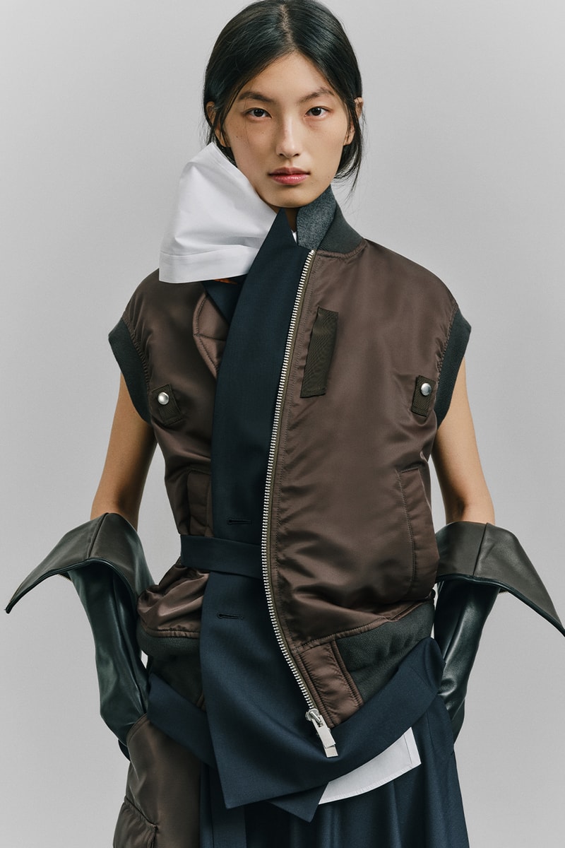 sacai Unveils a Masterclass in Structural Sensuality for FW26 paris fashion week fall winter 2026 womenswear chitose abe