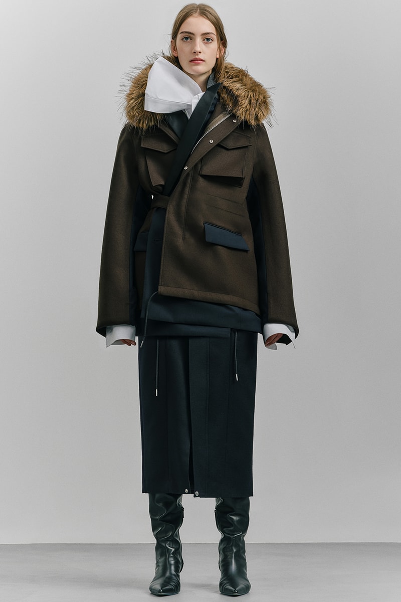 sacai Unveils a Masterclass in Structural Sensuality for FW26 paris fashion week fall winter 2026 womenswear chitose abe