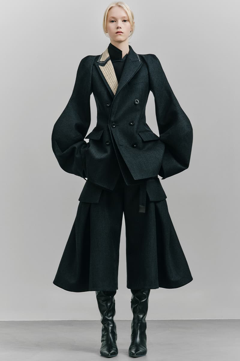 sacai Unveils a Masterclass in Structural Sensuality for FW26 paris fashion week fall winter 2026 womenswear chitose abe