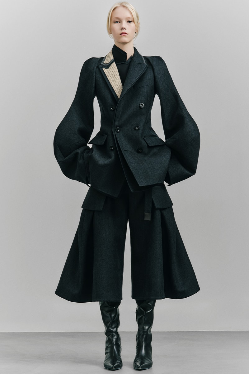 sacai Unveils a Masterclass in Structural Sensuality for FW26 paris fashion week fall winter 2026 womenswear chitose abe