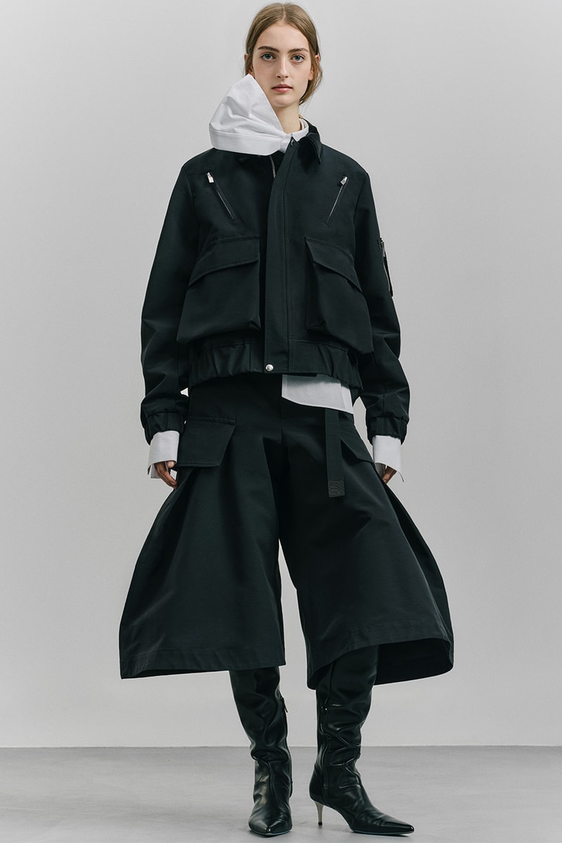 sacai Unveils a Masterclass in Structural Sensuality for FW26 paris fashion week fall winter 2026 womenswear chitose abe