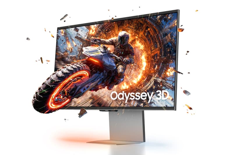 Samsung Odyssey 3D gaming monitor showcasing glasses-free 3D gameplay and HDR10+ Gaming support at GDC 2026