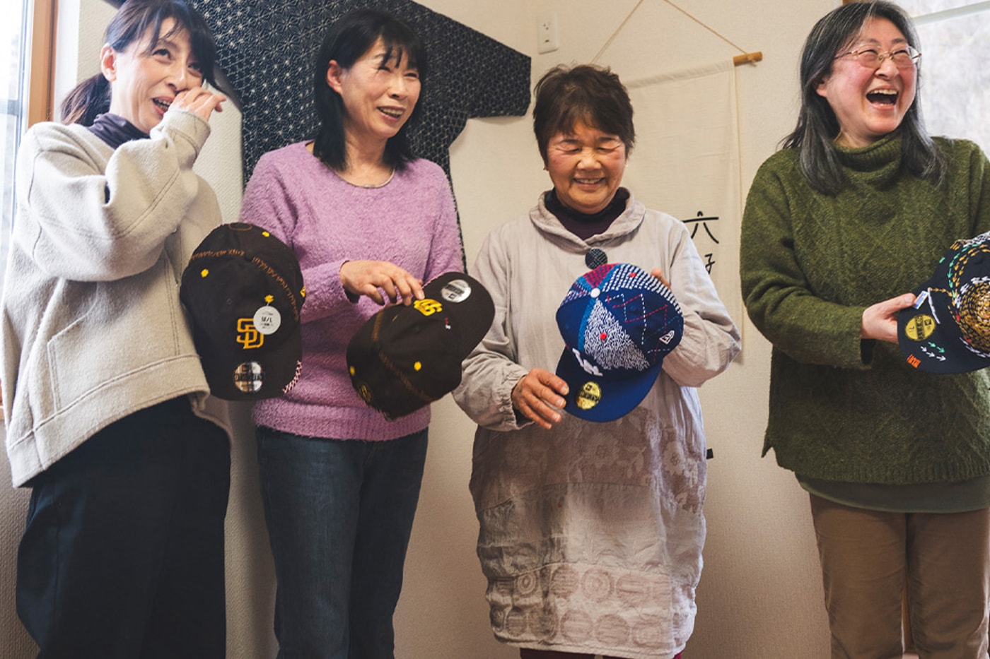 New Era Teams up With SASHKIKO GALS for Limited-Edition Hand-Stitched MLB Caps 59fifty accessories caps baseball new york yankees los angeles dodgers san diego padres