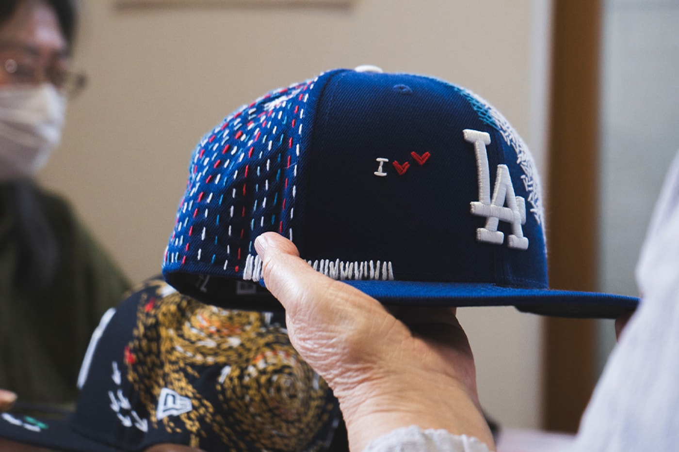 New Era Teams up With SASHKIKO GALS for Limited-Edition Hand-Stitched MLB Caps 59fifty accessories caps baseball new york yankees los angeles dodgers san diego padres