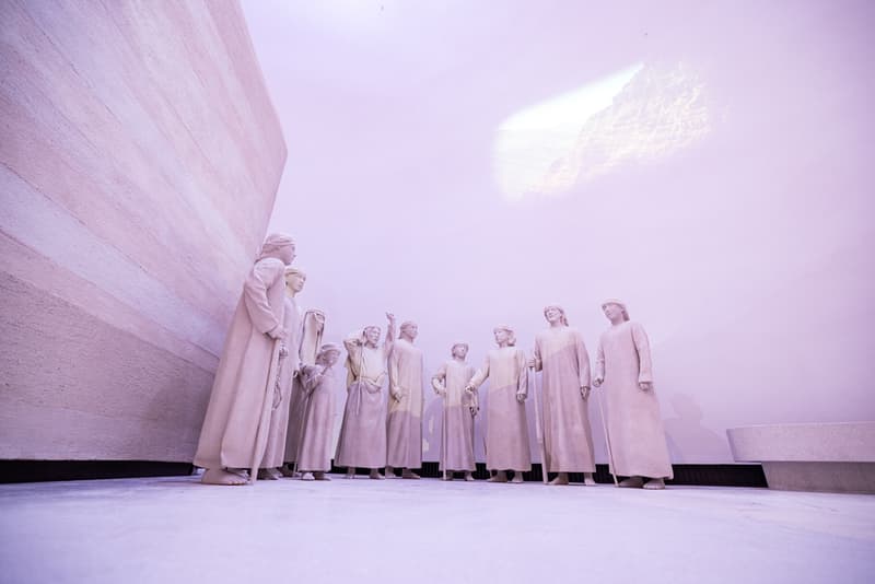 zayed national museum abu dhabi uae history fosters + partners galleries saadiyat cultural district opening research university magan boat artefacts 