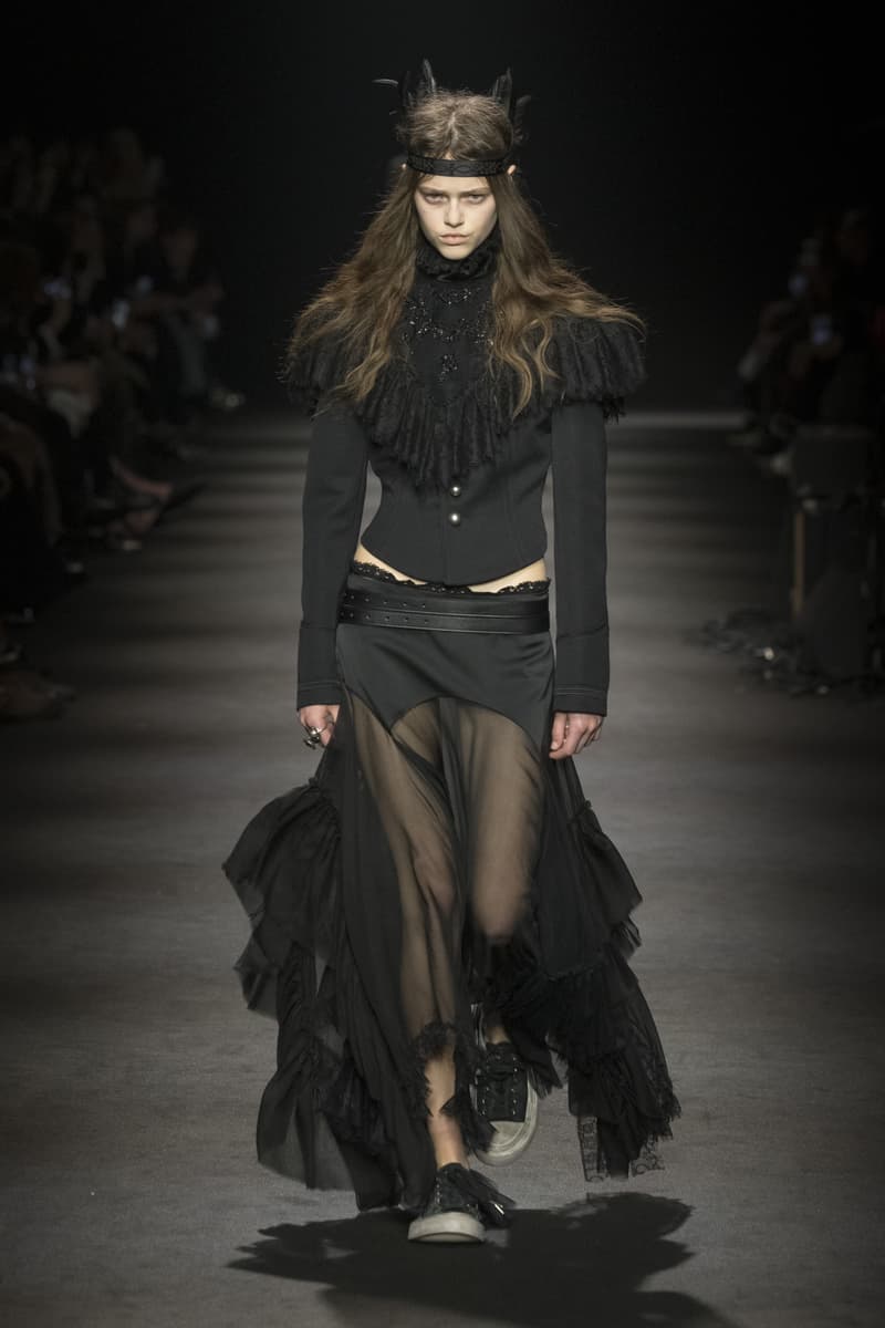 Ann Demeulemeester Fall/Winter 2026 “Dear Night Thoughts” Ann Demeulemeester FW26 Finds Solace in “Dear Night Thoughts” Runway Collection Paris Fashion Week Stefano Gallici