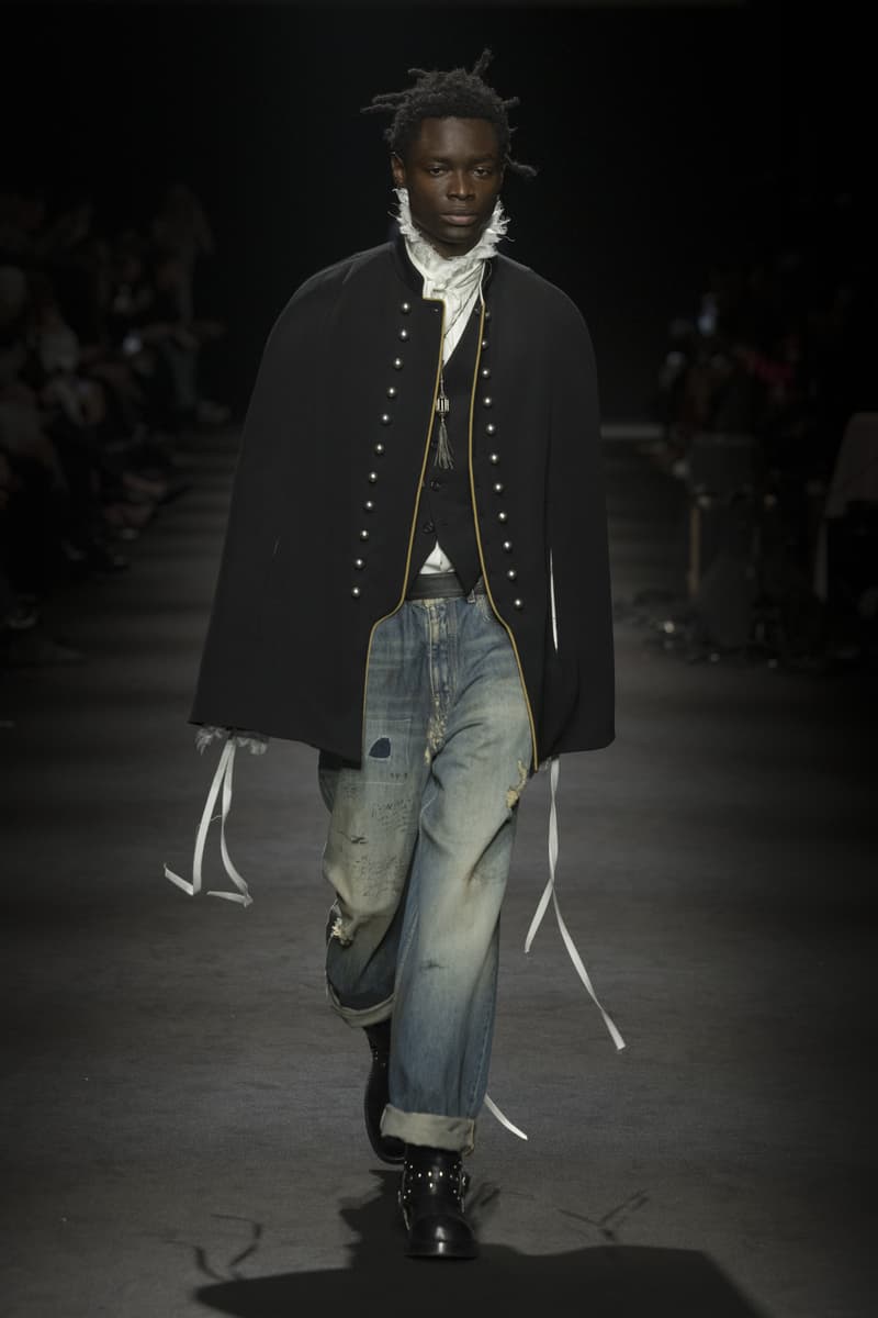 Ann Demeulemeester Fall/Winter 2026 “Dear Night Thoughts” Ann Demeulemeester FW26 Finds Solace in “Dear Night Thoughts” Runway Collection Paris Fashion Week Stefano Gallici