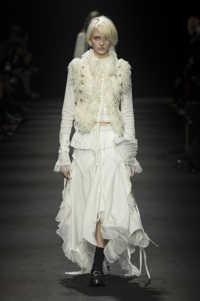 Ann Demeulemeester Fall/Winter 2026 “Dear Night Thoughts” Ann Demeulemeester FW26 Finds Solace in “Dear Night Thoughts” Runway Collection Paris Fashion Week Stefano Gallici