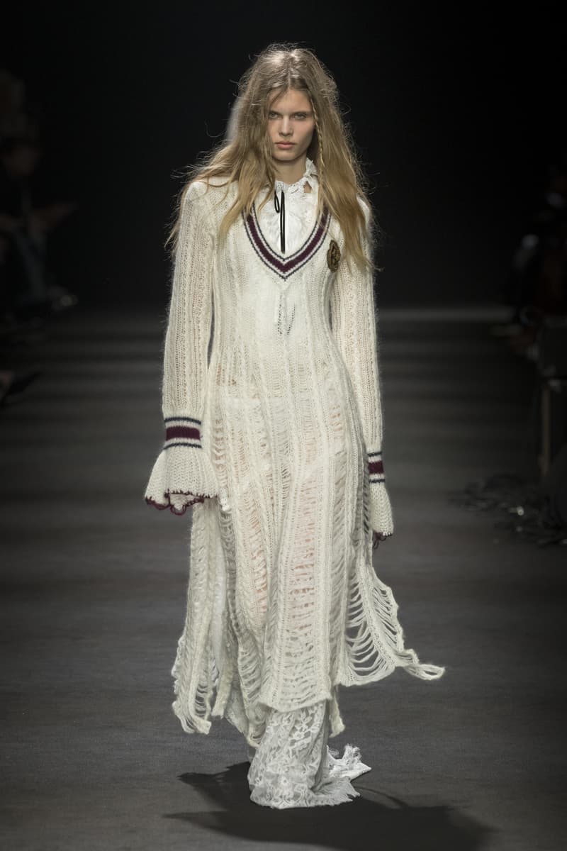 Ann Demeulemeester Fall/Winter 2026 “Dear Night Thoughts” Ann Demeulemeester FW26 Finds Solace in “Dear Night Thoughts” Runway Collection Paris Fashion Week Stefano Gallici