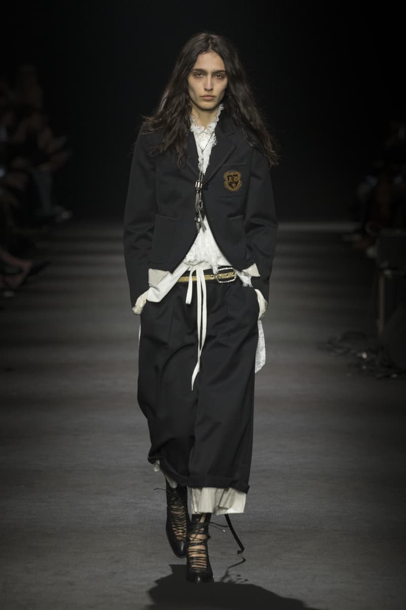 Ann Demeulemeester Fall/Winter 2026 “Dear Night Thoughts” Ann Demeulemeester FW26 Finds Solace in “Dear Night Thoughts” Runway Collection Paris Fashion Week Stefano Gallici
