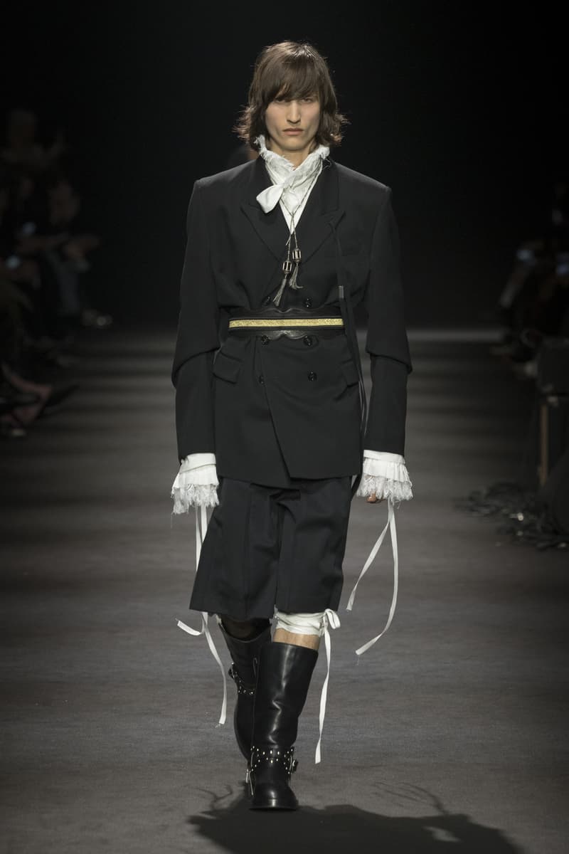 Ann Demeulemeester Fall/Winter 2026 “Dear Night Thoughts” Ann Demeulemeester FW26 Finds Solace in “Dear Night Thoughts” Runway Collection Paris Fashion Week Stefano Gallici