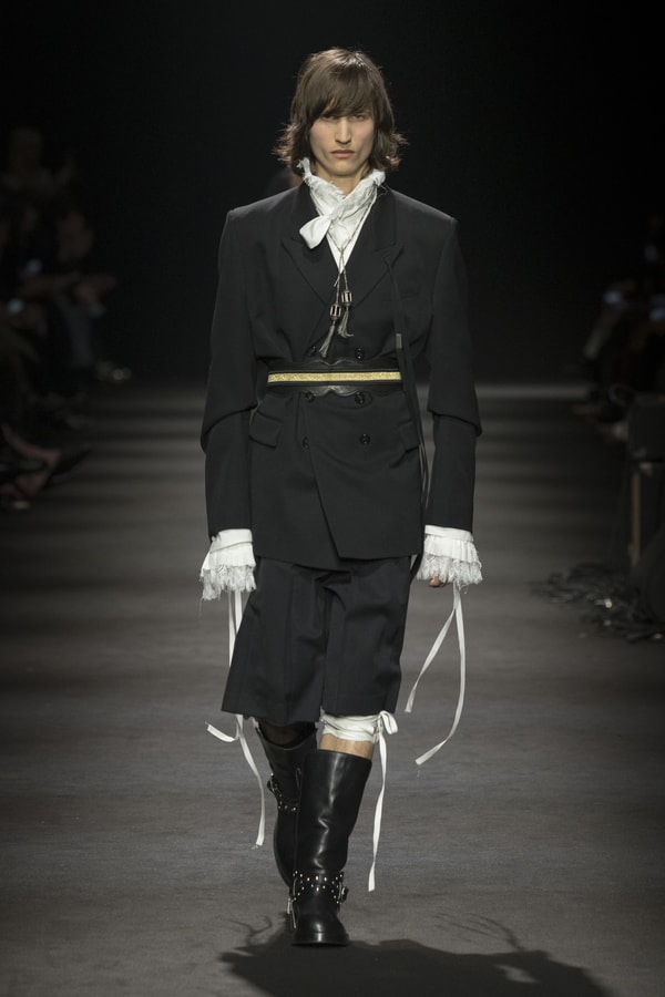 Ann Demeulemeester Fall/Winter 2026 “Dear Night Thoughts” Ann Demeulemeester FW26 Finds Solace in “Dear Night Thoughts” Runway Collection Paris Fashion Week Stefano Gallici