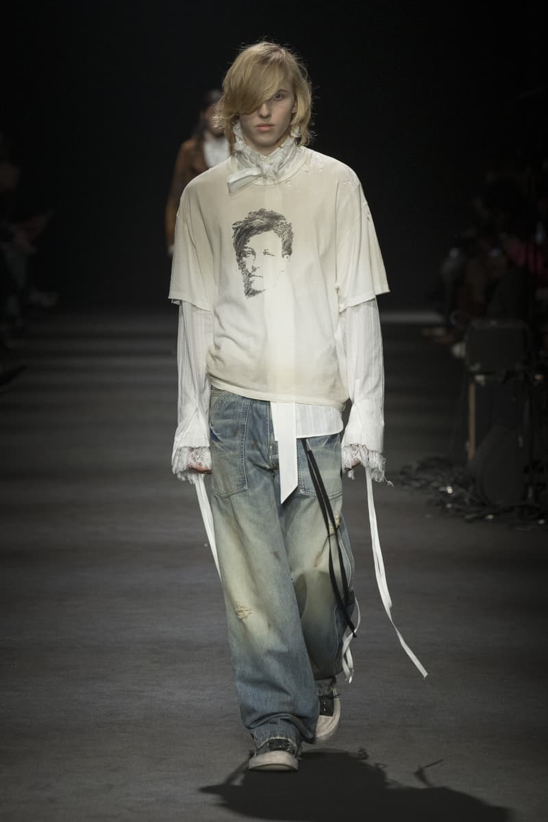 Ann Demeulemeester Fall/Winter 2026 “Dear Night Thoughts” Ann Demeulemeester FW26 Finds Solace in “Dear Night Thoughts” Runway Collection Paris Fashion Week Stefano Gallici