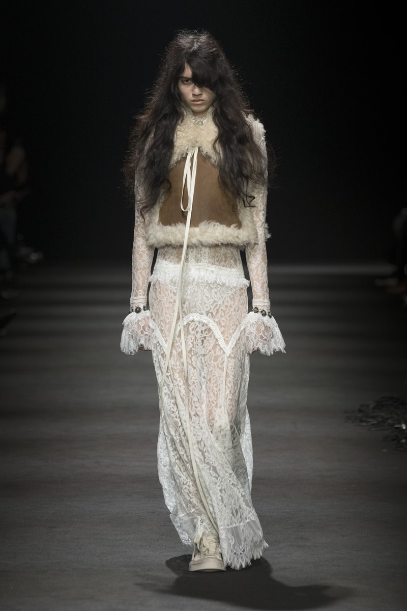 Ann Demeulemeester Fall/Winter 2026 “Dear Night Thoughts” Ann Demeulemeester FW26 Finds Solace in “Dear Night Thoughts” Runway Collection Paris Fashion Week Stefano Gallici