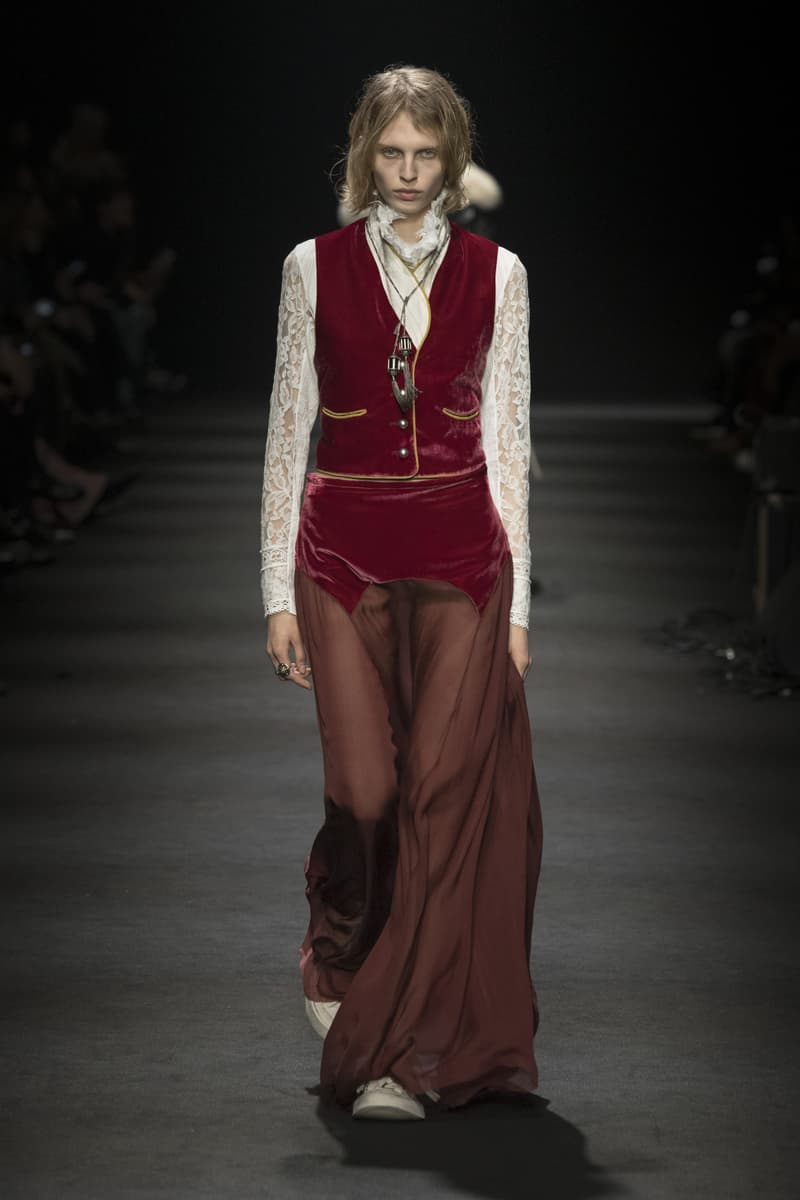 Ann Demeulemeester Fall/Winter 2026 “Dear Night Thoughts” Ann Demeulemeester FW26 Finds Solace in “Dear Night Thoughts” Runway Collection Paris Fashion Week Stefano Gallici