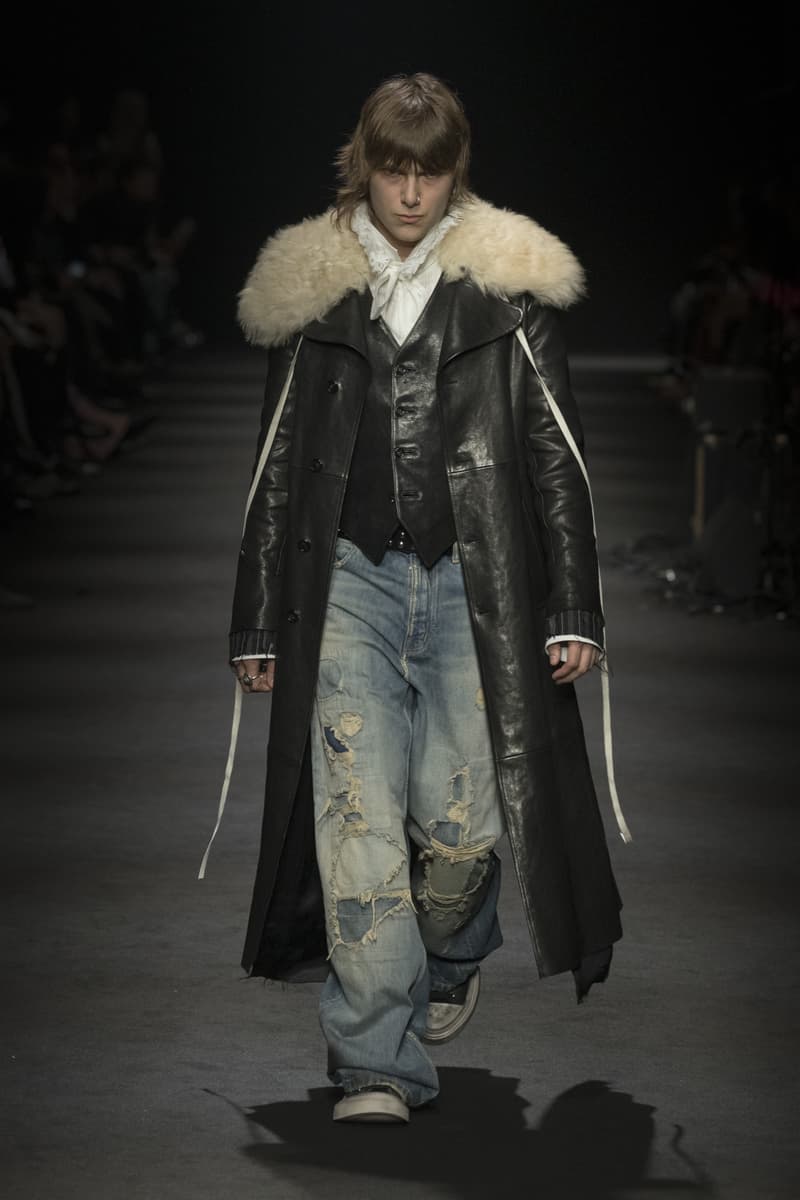 Ann Demeulemeester Fall/Winter 2026 “Dear Night Thoughts” Ann Demeulemeester FW26 Finds Solace in “Dear Night Thoughts” Runway Collection Paris Fashion Week Stefano Gallici
