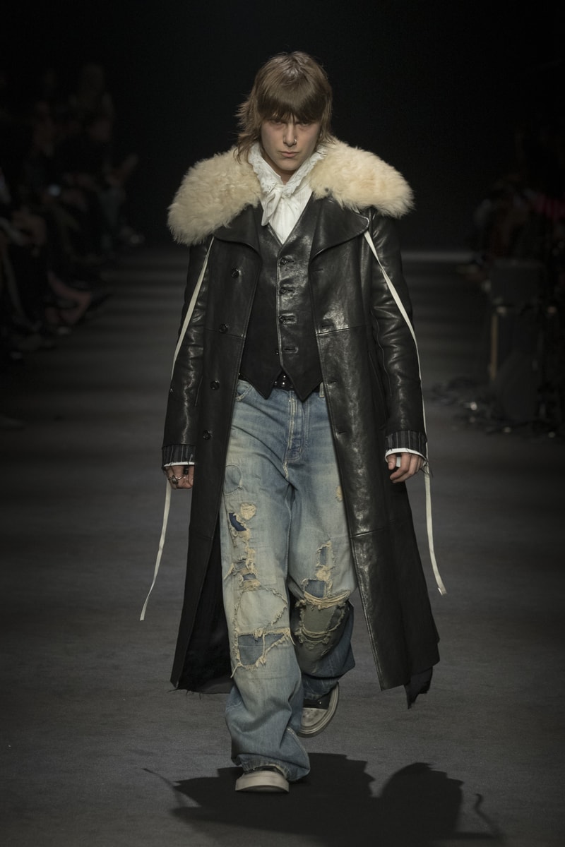 Ann Demeulemeester Fall/Winter 2026 “Dear Night Thoughts” Ann Demeulemeester FW26 Finds Solace in “Dear Night Thoughts” Runway Collection Paris Fashion Week Stefano Gallici