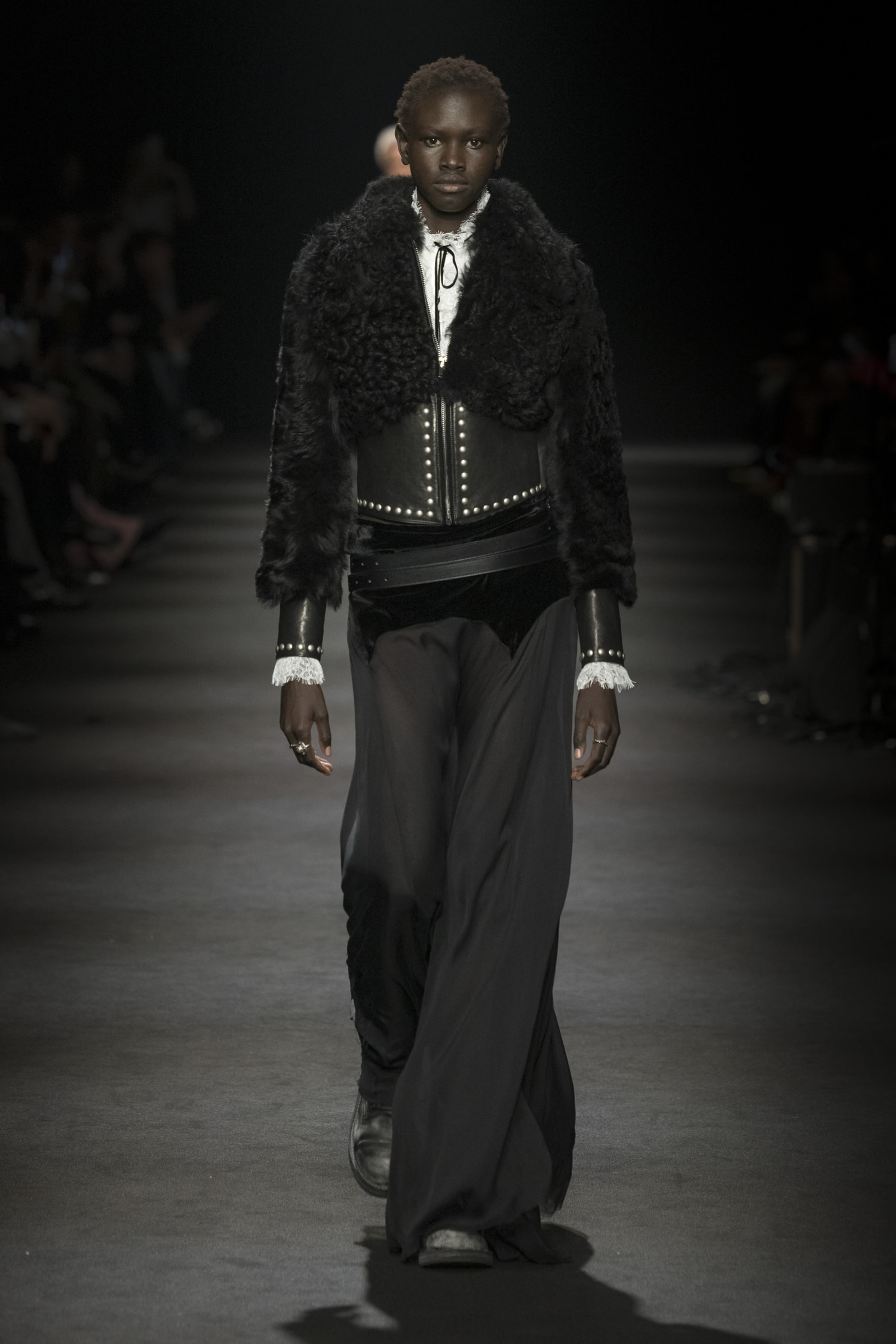Ann Demeulemeester Fall/Winter 2026 “Dear Night Thoughts” Ann Demeulemeester FW26 Finds Solace in “Dear Night Thoughts” Runway Collection Paris Fashion Week Stefano Gallici