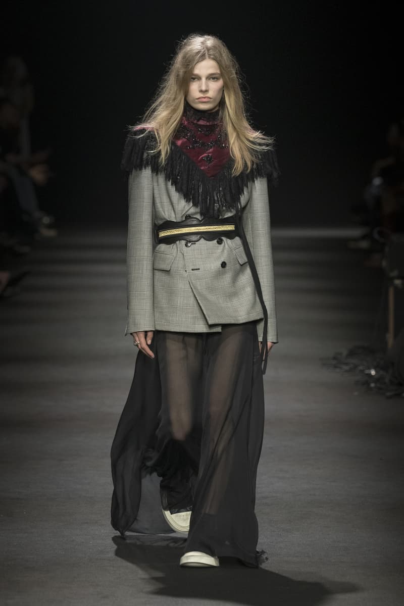 Ann Demeulemeester Fall/Winter 2026 “Dear Night Thoughts” Ann Demeulemeester FW26 Finds Solace in “Dear Night Thoughts” Runway Collection Paris Fashion Week Stefano Gallici