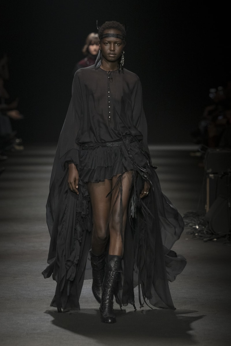 Ann Demeulemeester Fall/Winter 2026 “Dear Night Thoughts” Ann Demeulemeester FW26 Finds Solace in “Dear Night Thoughts” Runway Collection Paris Fashion Week Stefano Gallici