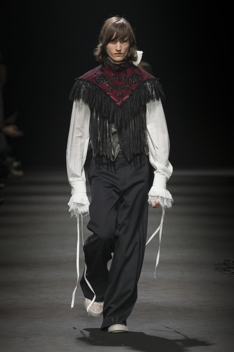 Ann Demeulemeester Fall/Winter 2026 “Dear Night Thoughts” Ann Demeulemeester FW26 Finds Solace in “Dear Night Thoughts” Runway Collection Paris Fashion Week Stefano Gallici