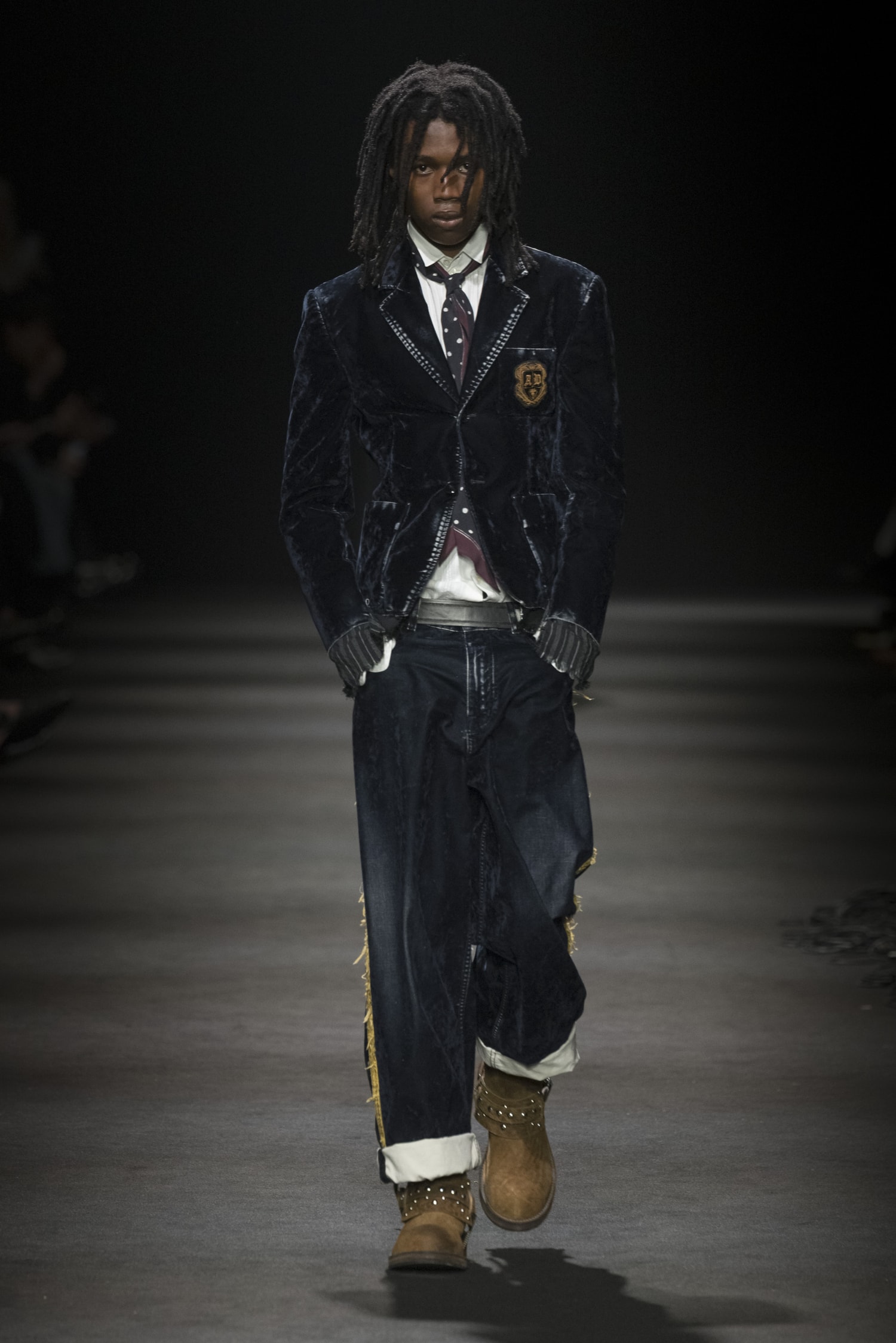 Ann Demeulemeester Fall/Winter 2026 “Dear Night Thoughts” Ann Demeulemeester FW26 Finds Solace in “Dear Night Thoughts” Runway Collection Paris Fashion Week Stefano Gallici